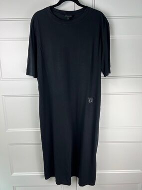 Armani Exchange | Dresses | Brand New Armani Black Leather Dress Tags Still  On Dress | Poshmark